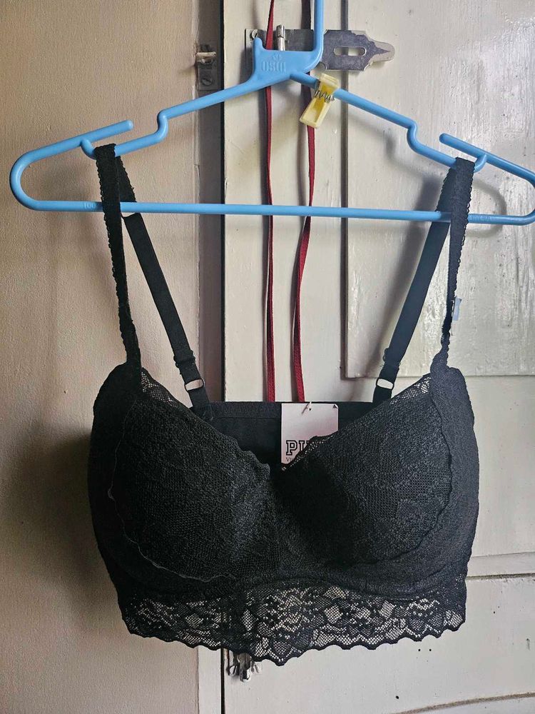 Victoria&#39;s Secret Push up Black Lace Bralette
