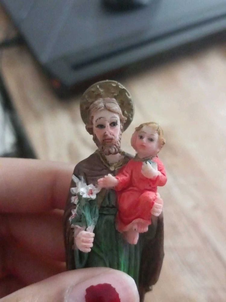 St. Joseph &amp; Baby Jesus Figurine