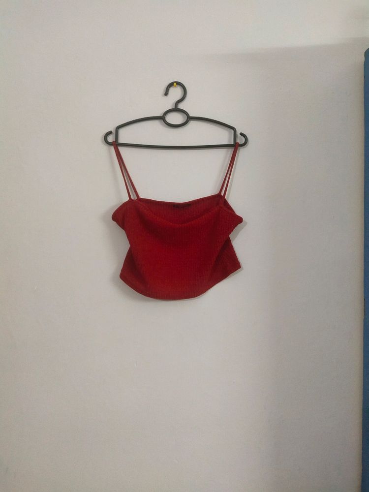 Red Camisole Top