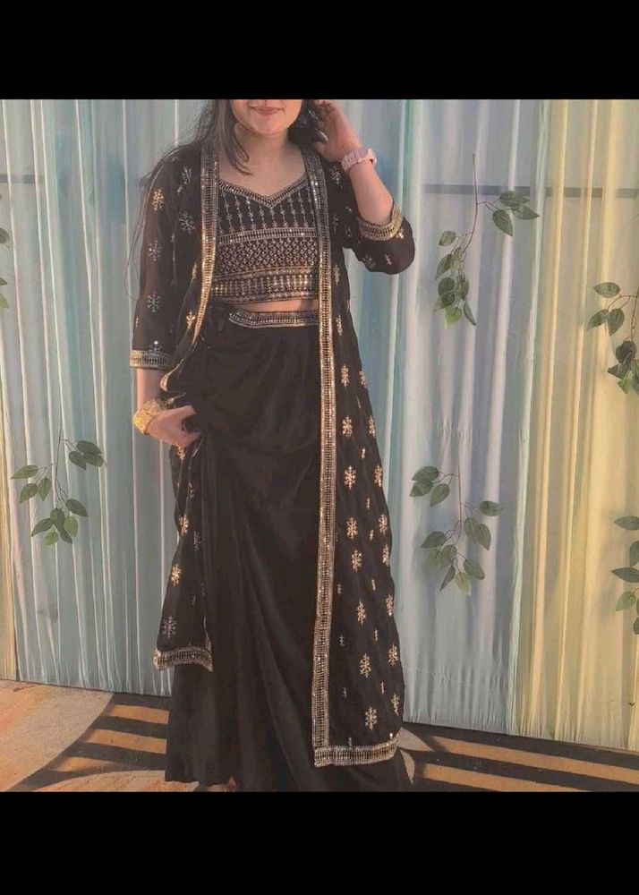 three piece dress bust 30 waist  free size no coin