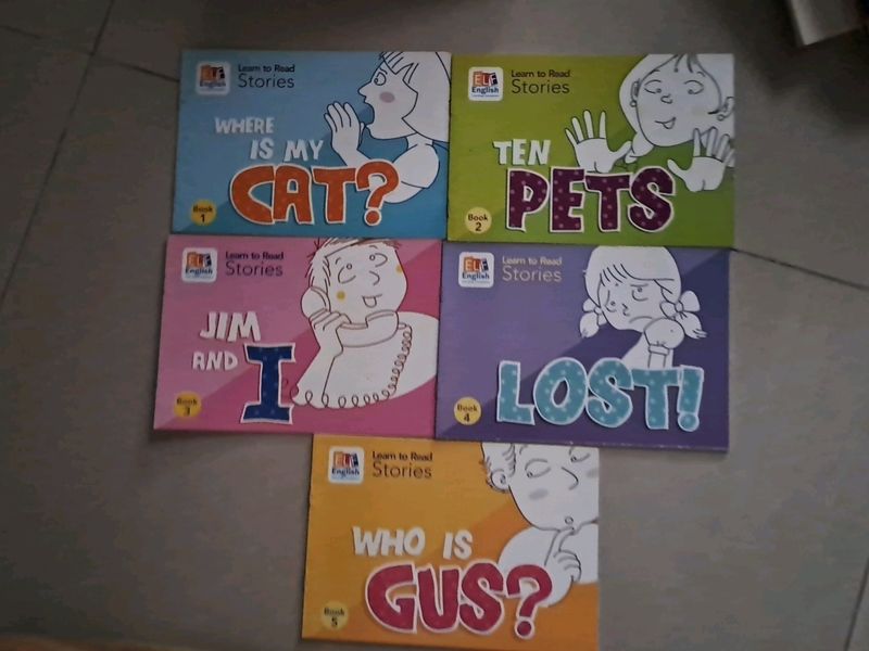 5 Learn to Read Stories Books