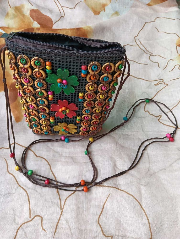 Boho Beaded Shoulder Bag
