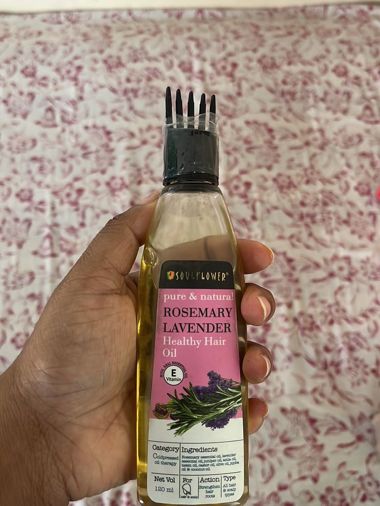 Soulflower Cold Pressed Rosemary Essential Oil