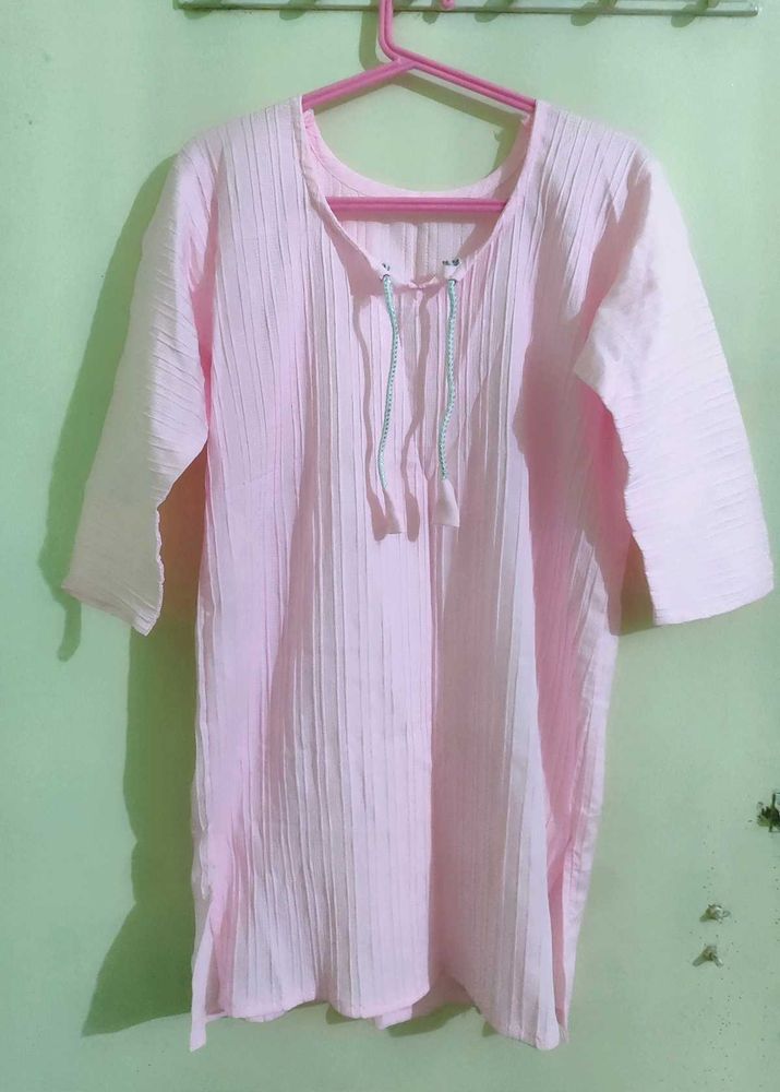 Pretty Pink Short Kurti/Top - Brand New
