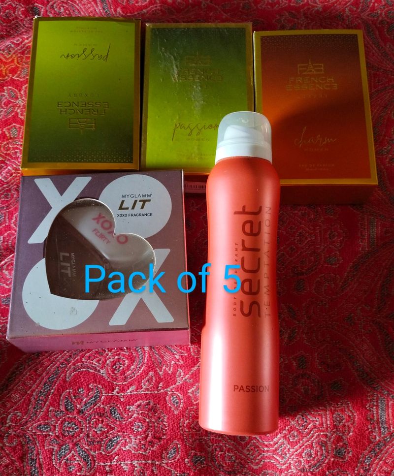Pack Of 5 Perfume Set