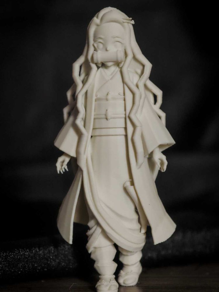 Nezuko Kamado Figurine – 3D Printed Collectible