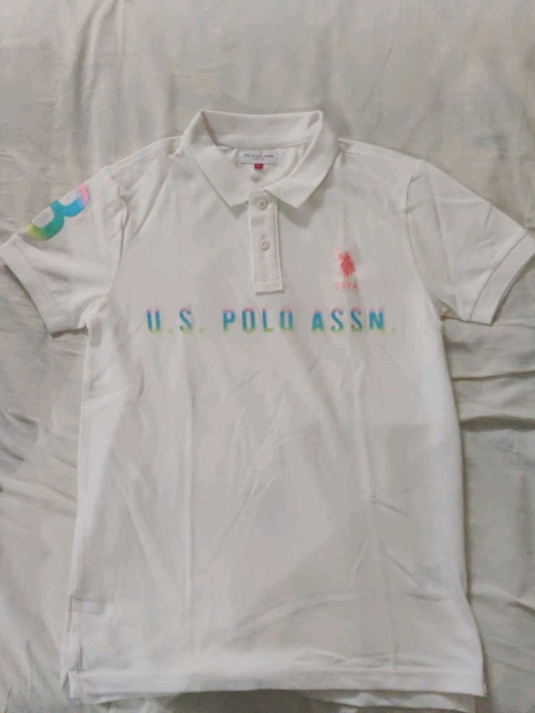 US Polo White T-shirt
