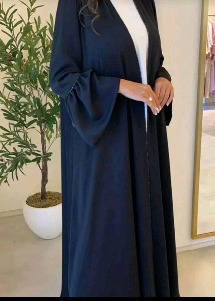 Elegant Navy Blue Abaya