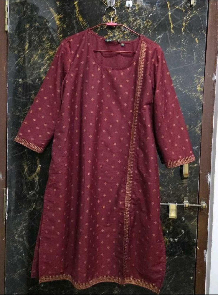 Foil Printed Kurta
