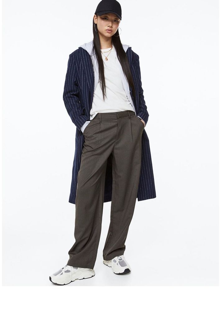 H&amp;M Grey Tailored Trouser Pants