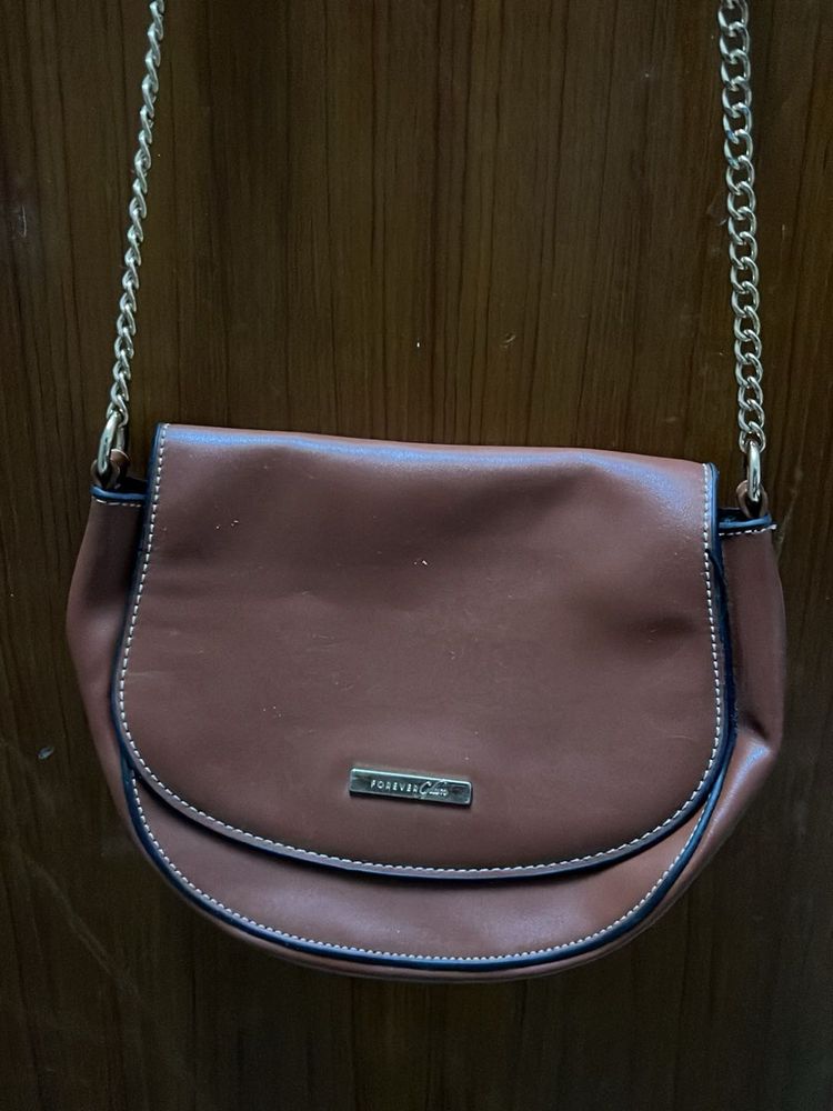 Forever Glam brown Crossbody Bag