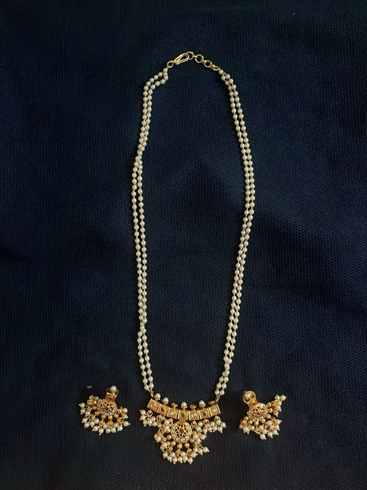Pearl Necklace Set