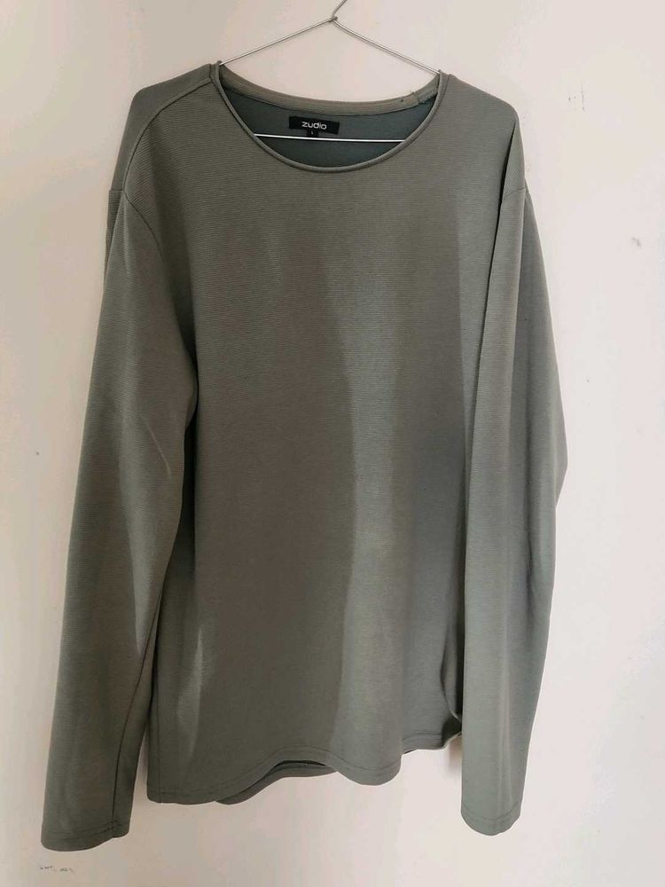Zudio Green Long Sleeve T-Shirt