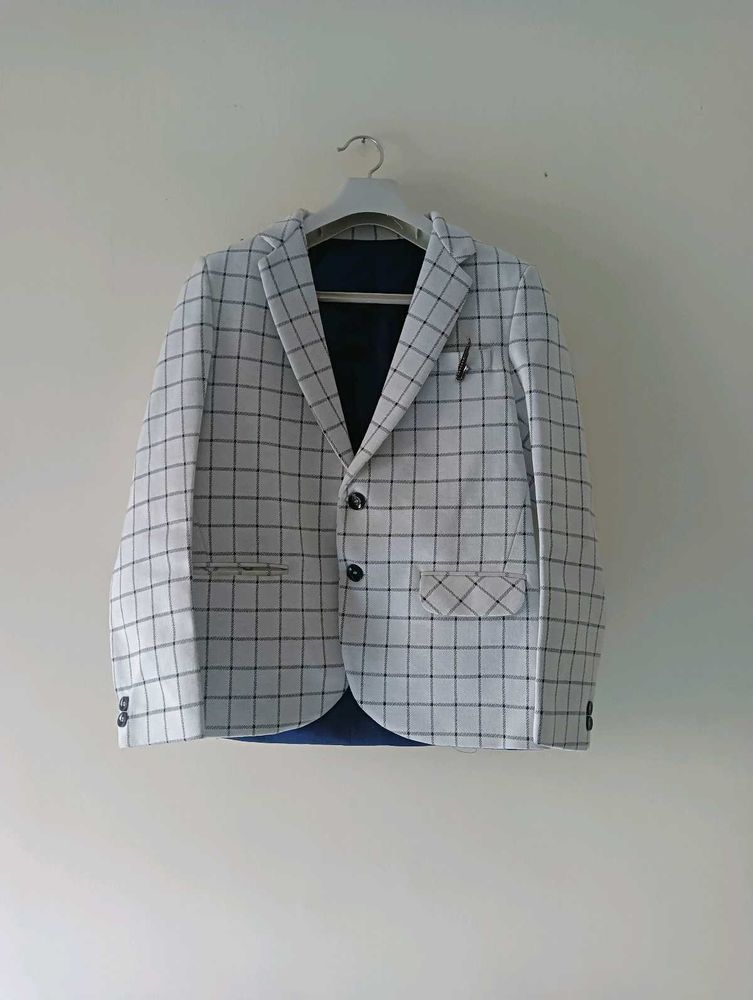 Checkered Blazer