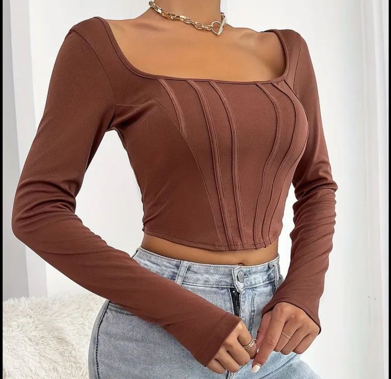 Urbanic Brown Corset Top