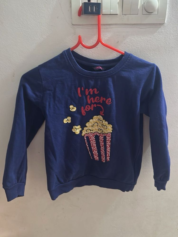 Cute 'I'm Here For' Kids Sweatshirt