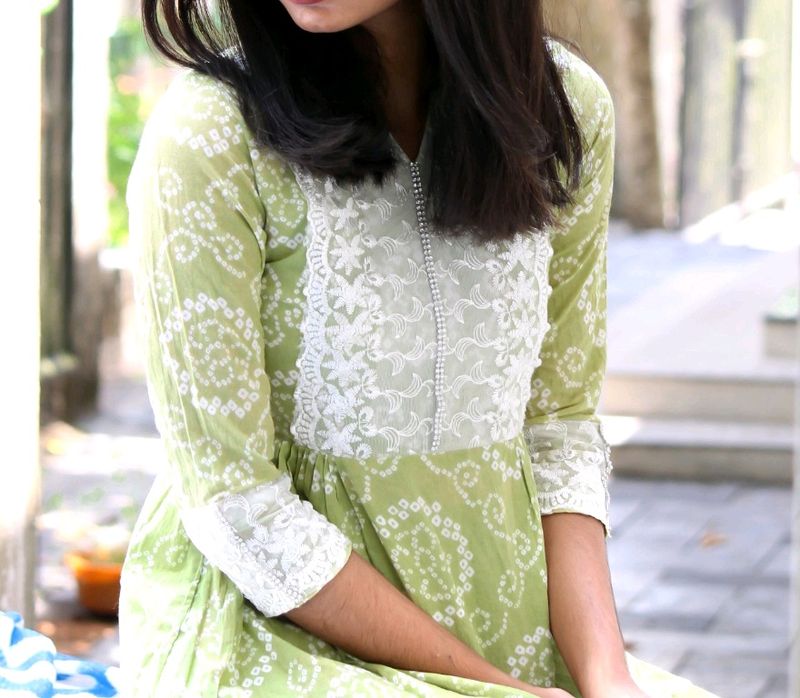 Green Kurtha