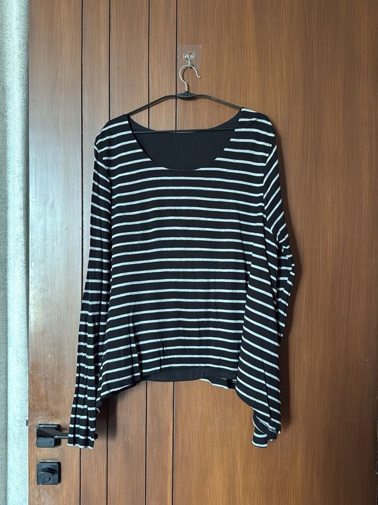Striped Long Sleeve Top