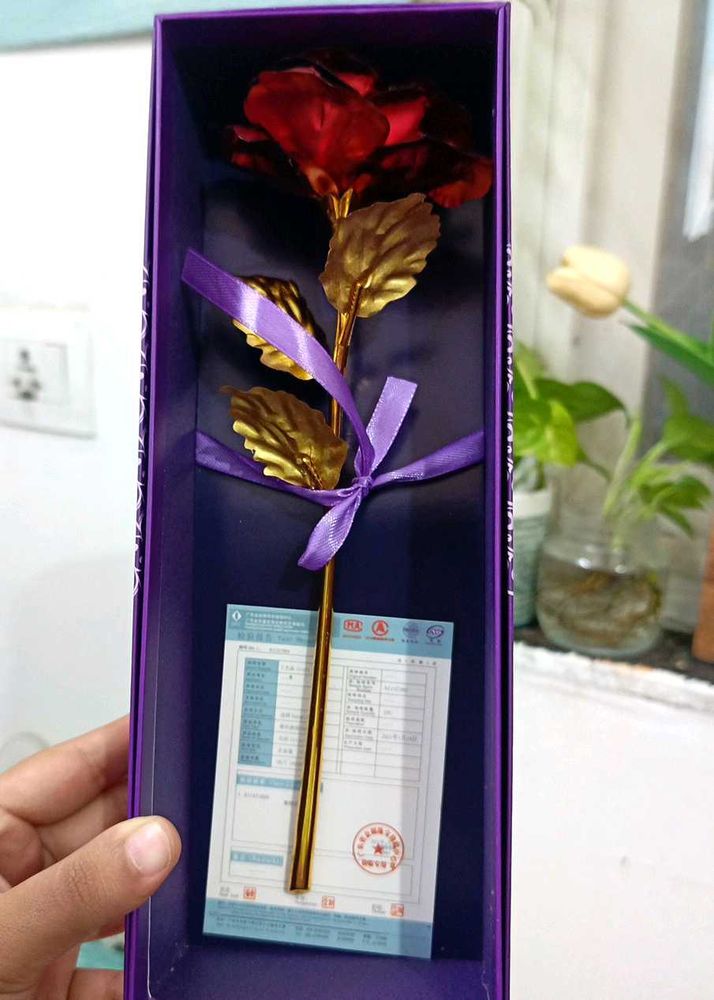 24K Gold Plated Rose - For Gift