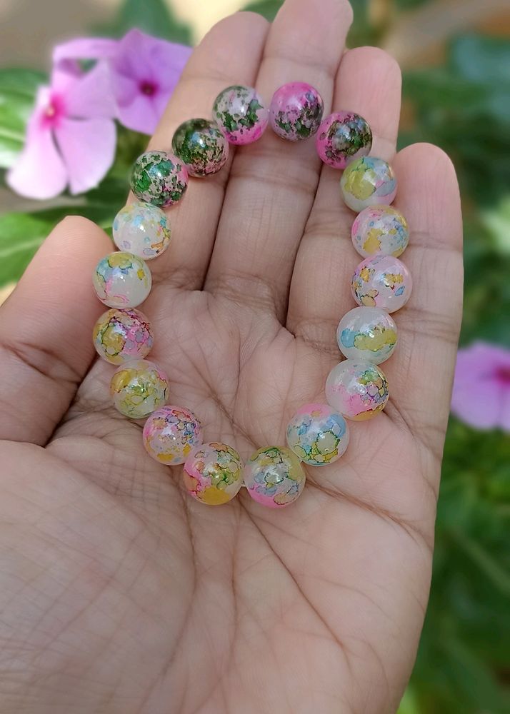 Handmade Glass Beads Bracelet