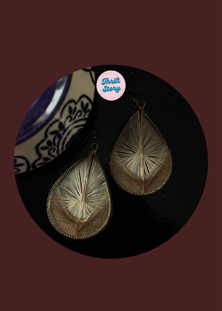 Handmade Threadwork Earring