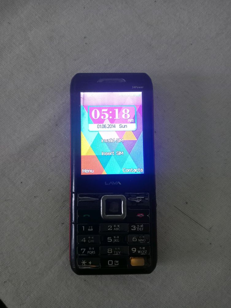 Lava Keypad Phone (Kkt34 Power) Fully Working