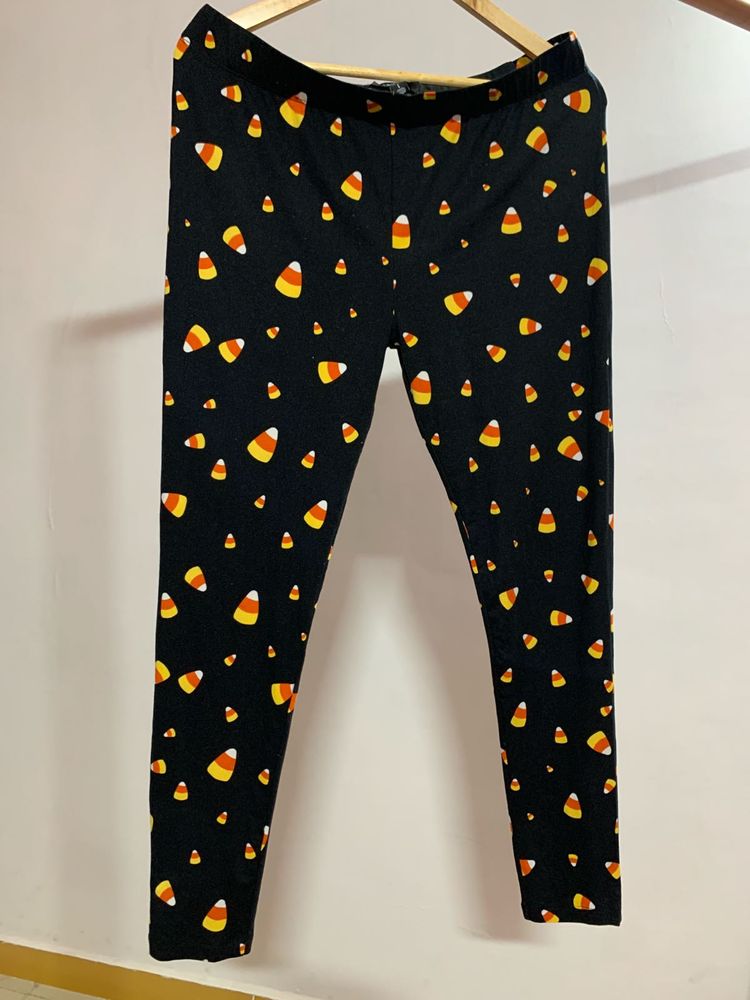 Printed Ankle-Length Stretch Leggings – Soft &amp; Com