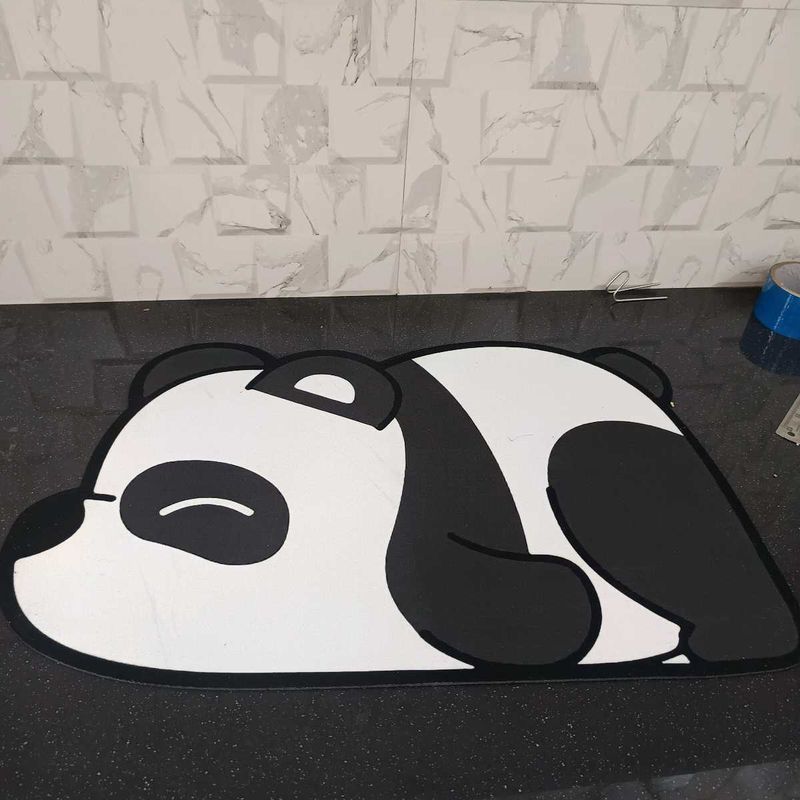 Panda Cartoon Water Absorbing Bath Mat