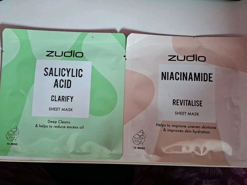 Zudio Sheet Mask Set