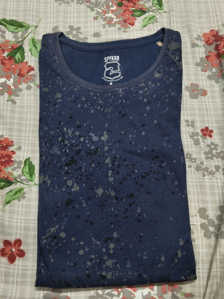 Spykar Blue T-shirt
