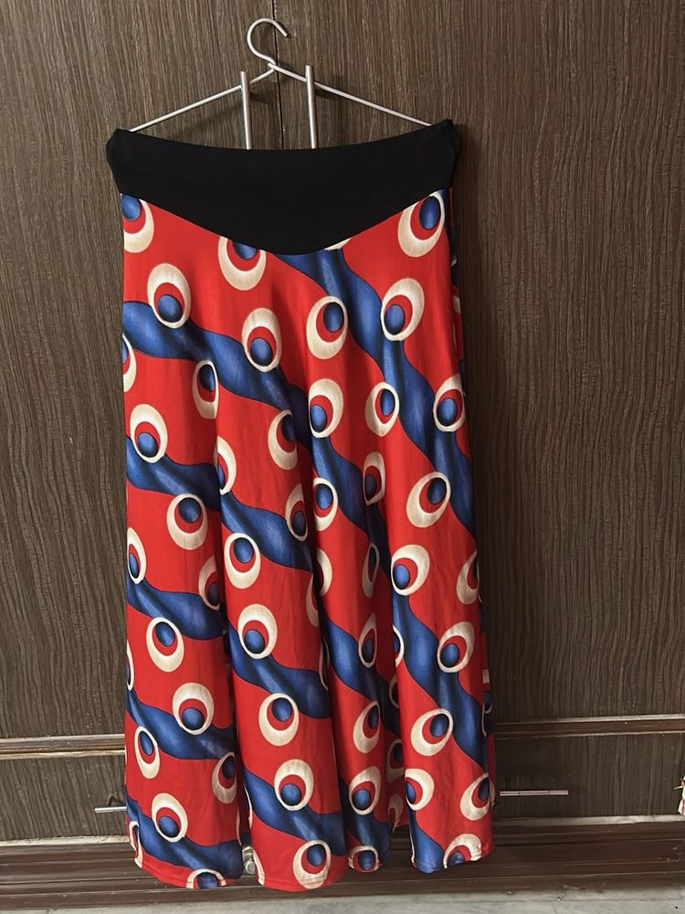 Bold Print Skirt
