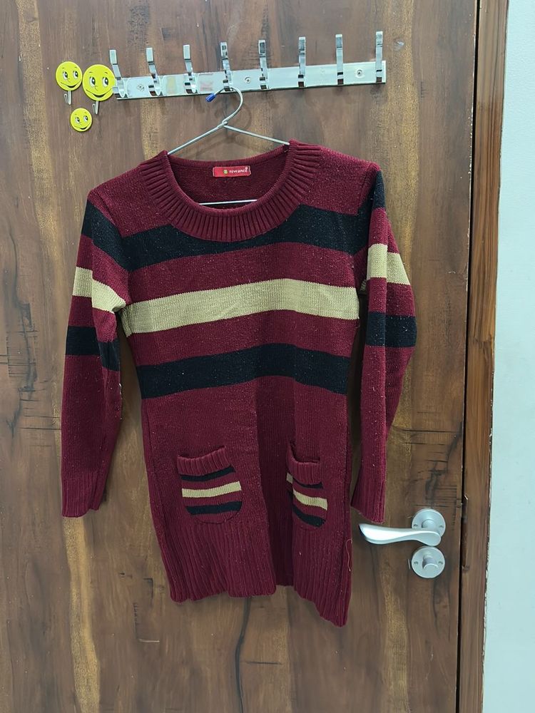 women woolen top