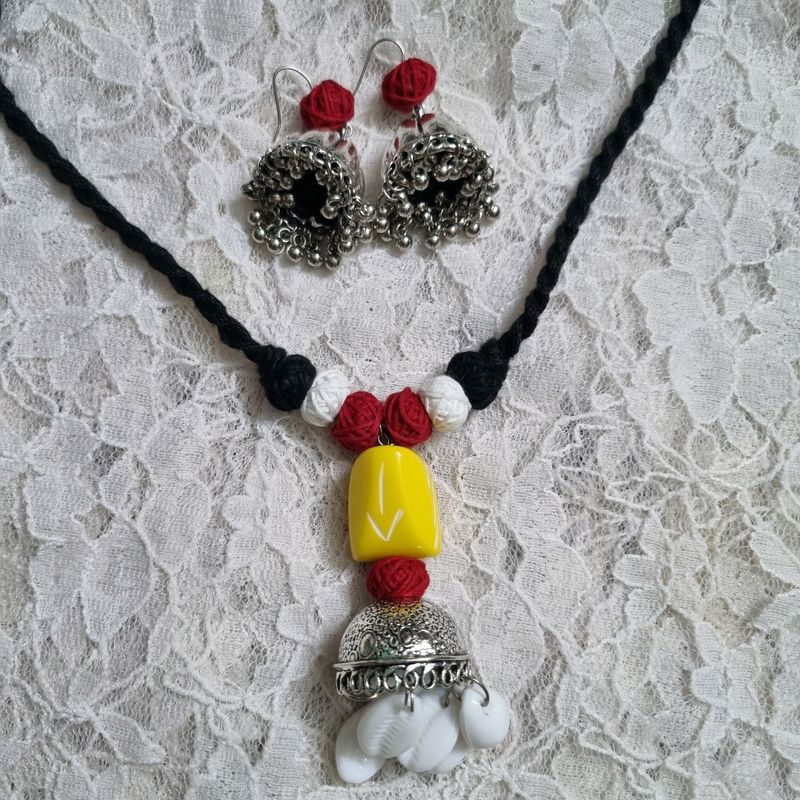 Handmade Necklace &amp; Earring Set