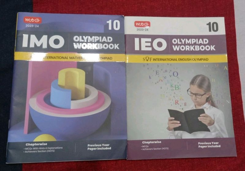 Class 10 Olympiad IMO IEO books MTG