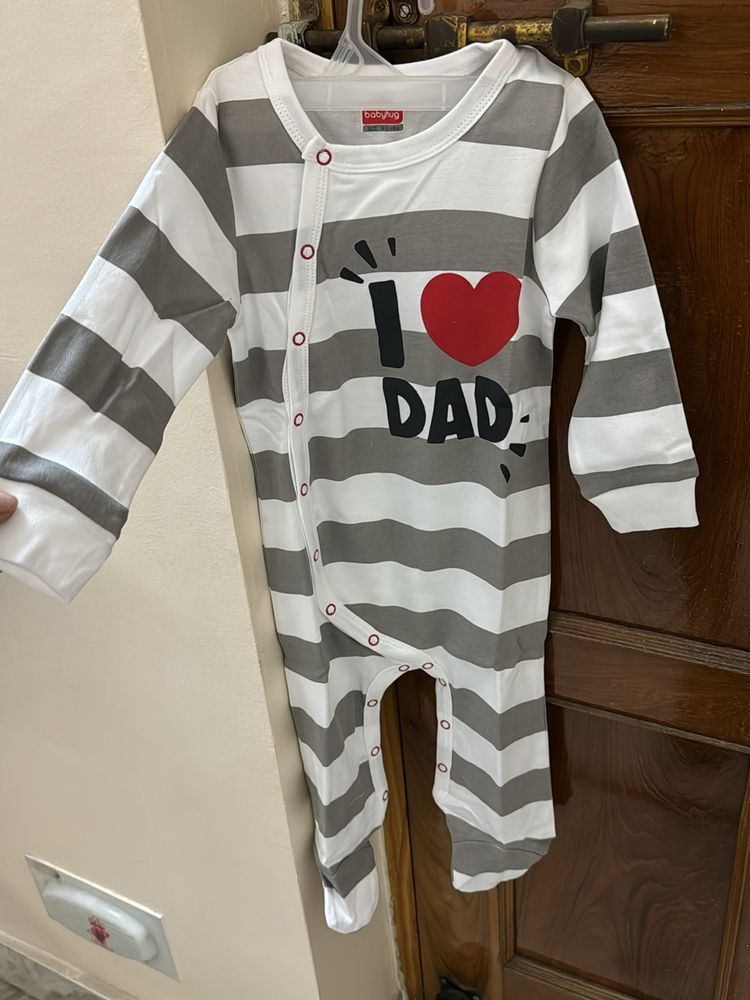 Babyhug Striped Nightsuit