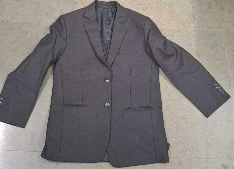 Gray Blazer - Classic Style