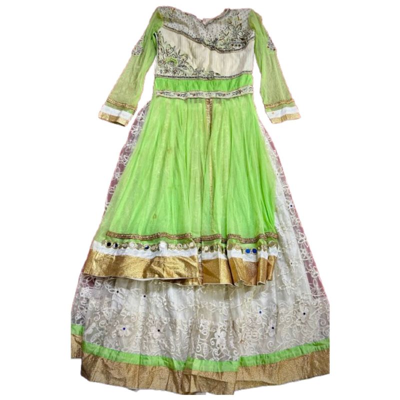Green Embroidered Lehenga Choli