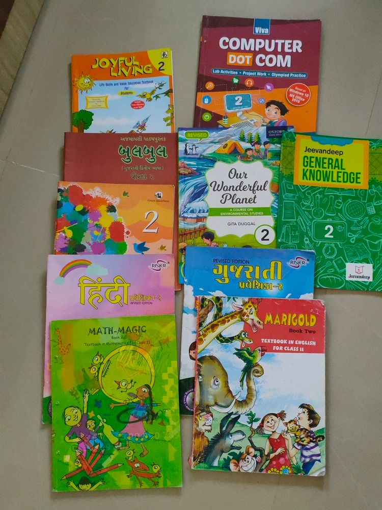 Combo Of 10, Std 2 Textbook