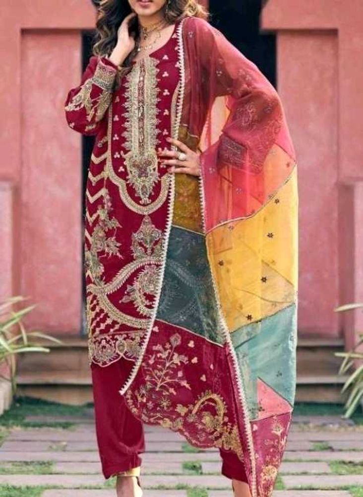 Elegant Maroon Kurta Set