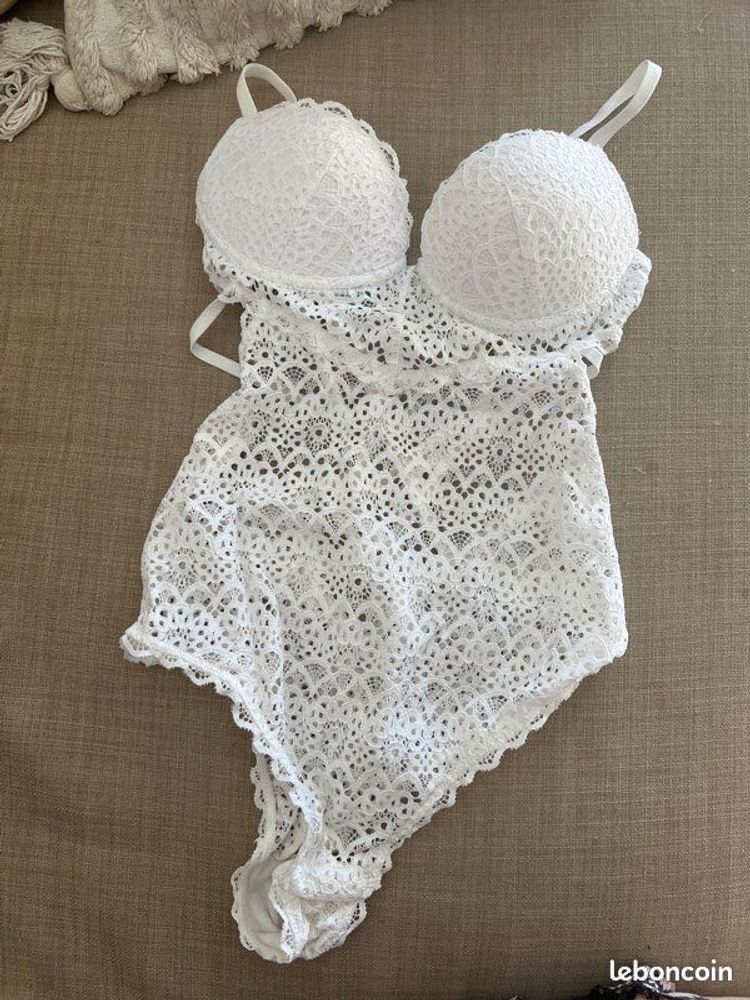 White Lace Bodysuit