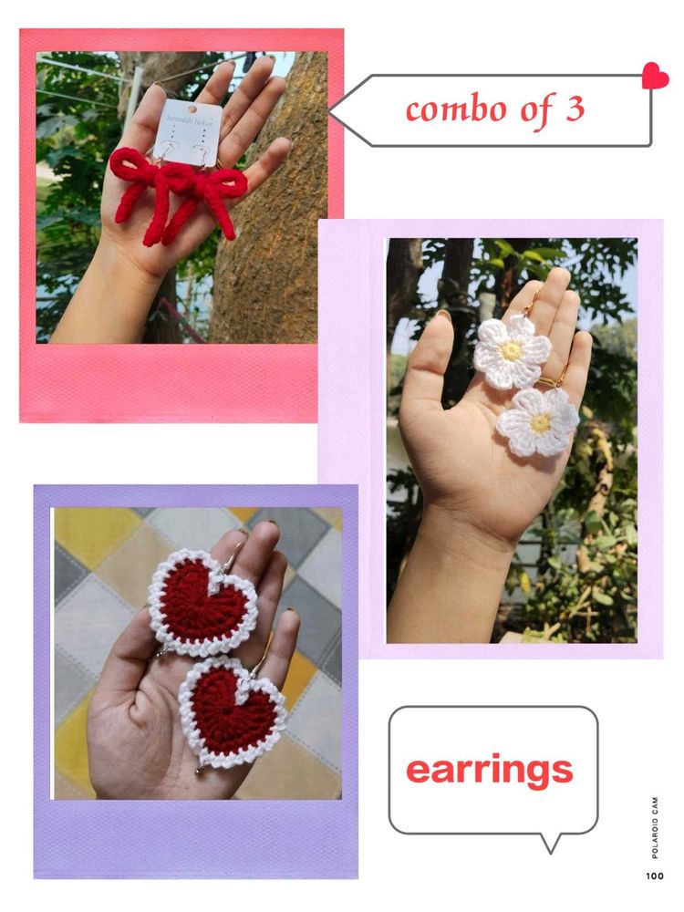 Crochet Earrings ✨🎀