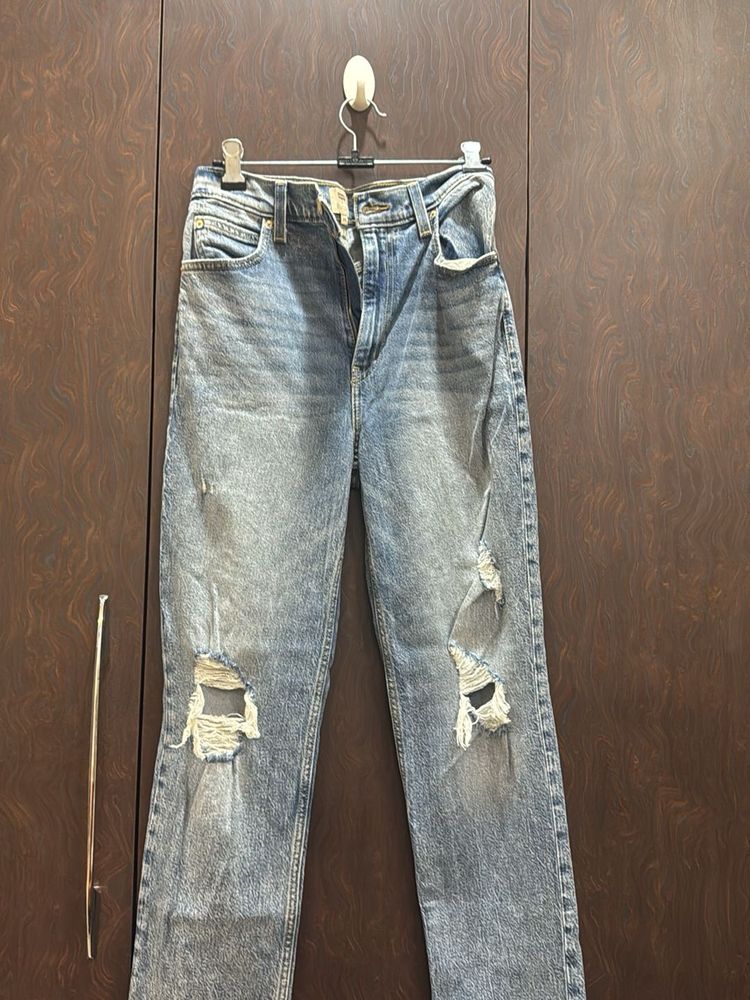 Ripped Denim Jeans