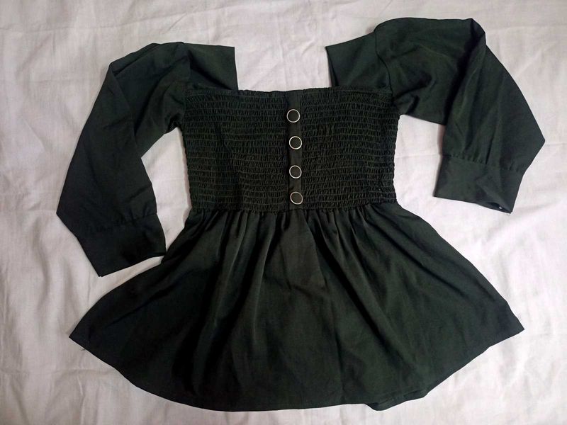 Green Western Top Imported