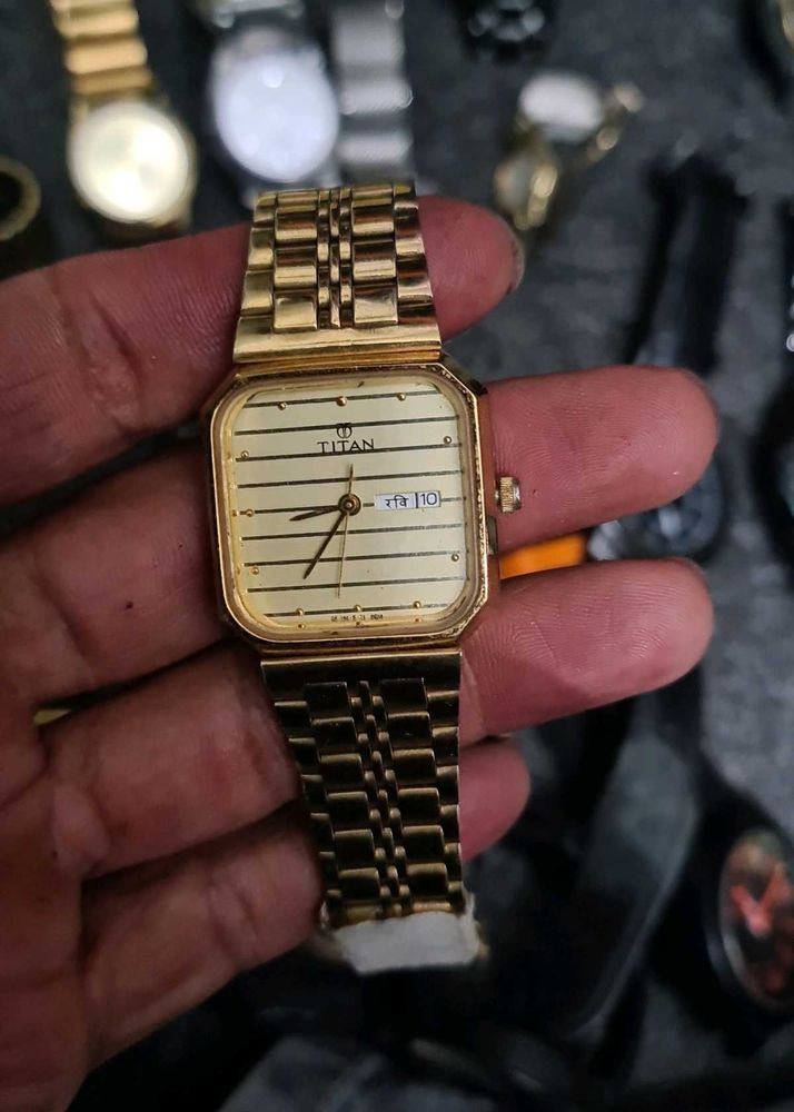 Titan Gold Watch