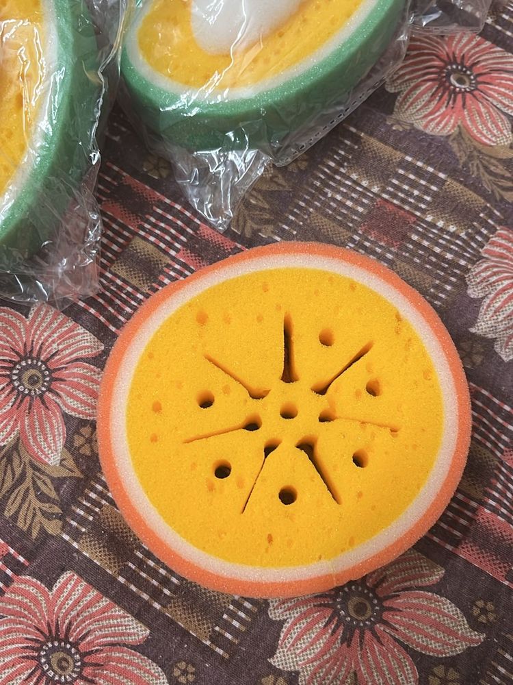 Orange Bath Sponge