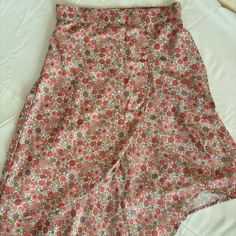 Floral Long  Skirt