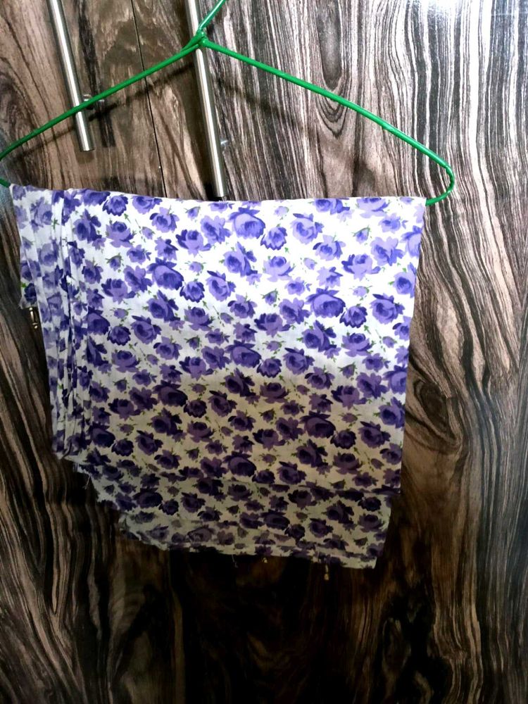 pure cotton floral dupatta