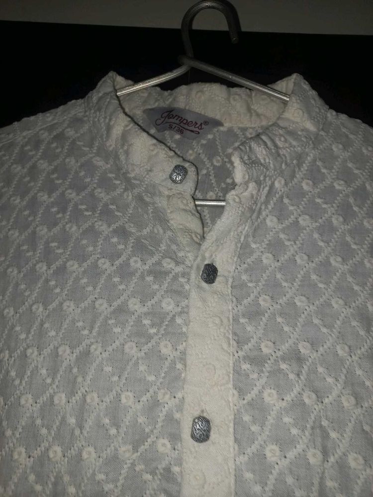 Elegant White Kurta