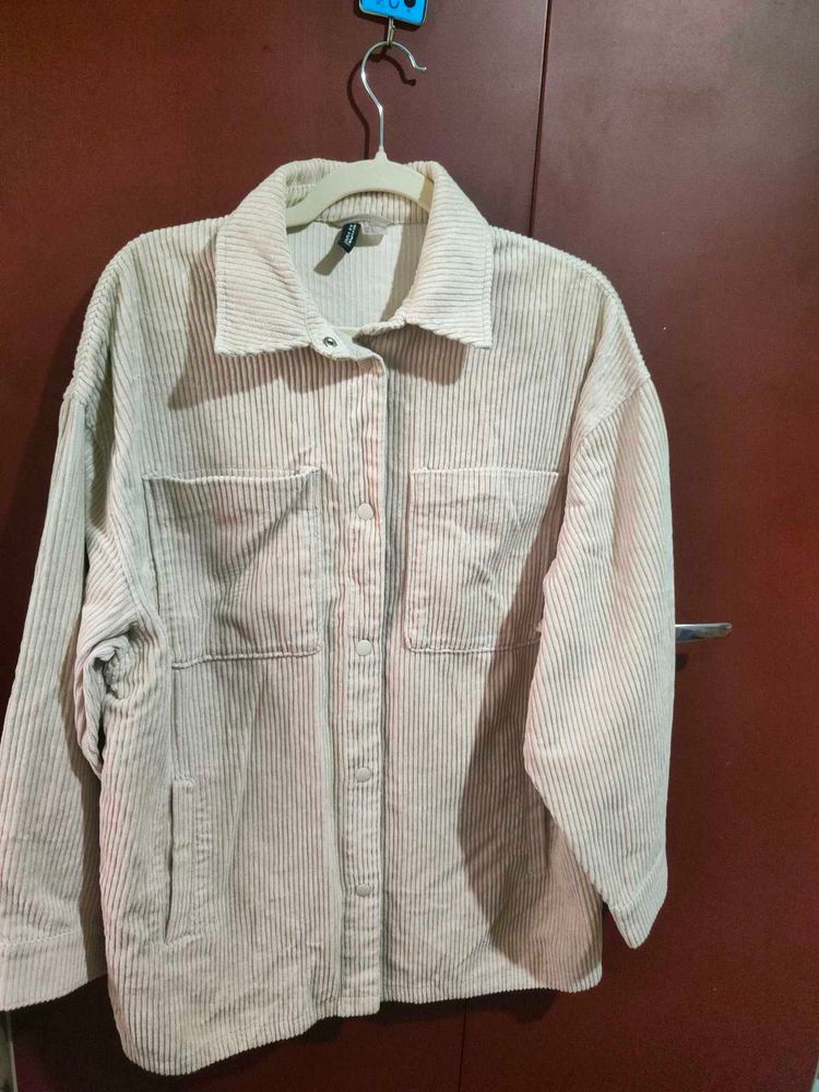 Corduroy Overshirt Oversized Jacket