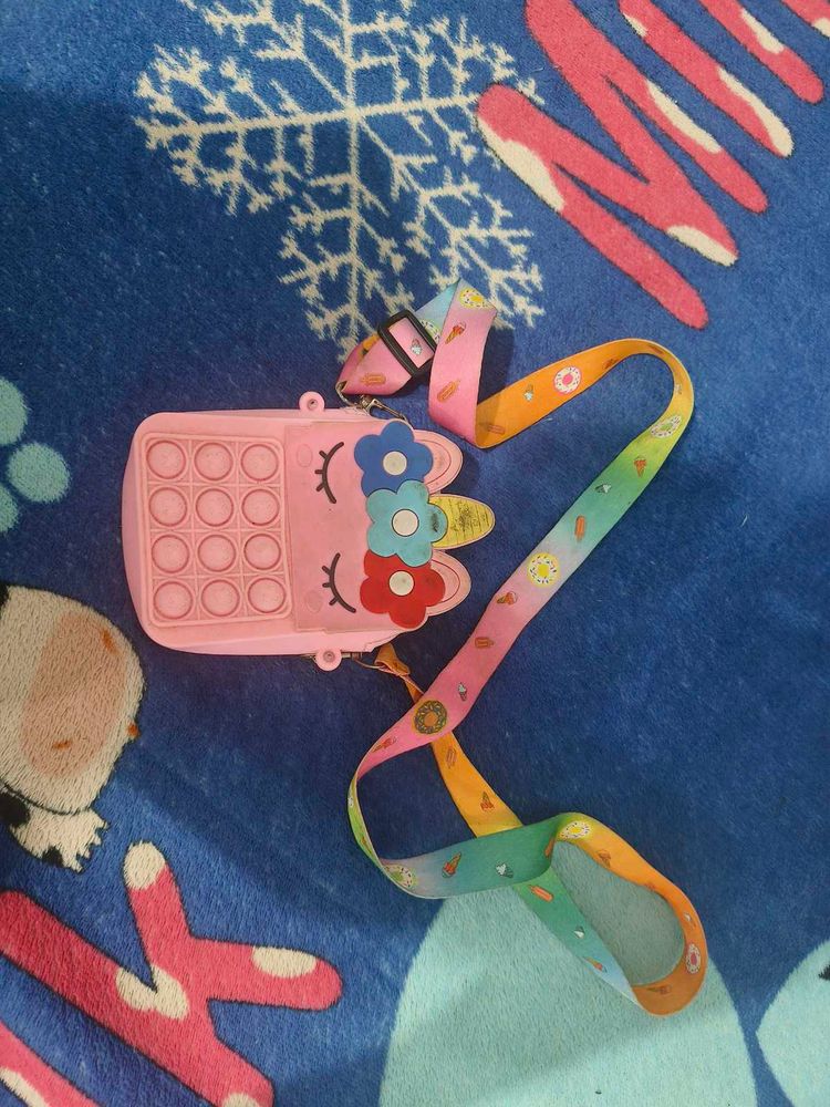 Unicorn Pop Purse for Girls and Women,Bubble Poppe